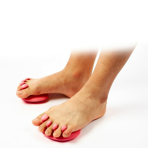 Toes Arch Trainer Toe Spacers Toe Straightener Toes Arch Trainer Thumb Valgus Corrector Toe Separator Spacers Straightener Yoga Fitness Tool Pink