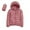 Pink, variant on Clearance! Hontri Women Warm Waterproof Lightweight Jacket Hooded Windproof Winter Coat with Recycled Insulation Winter Slim Short Hooded Warm White Duck Down Coat Outerwear Women's Parkas Pink S