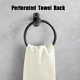 thumbnail image 2 of Ycandiee Towel Ring, Hand Towel Holder, Round Towel Hanger, for Bathroom, Kitchen Bath Towel Holder Hangers Heavy Duty Storage Round Wall Mount, 2 of 7
