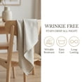 thumbnail image 5 of Unique Bargains 6 Pack Cotton Washable Reusable Dinner Napkins for Events Gray 18"x18", 5 of 6