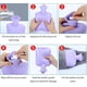 thumbnail image 3 of Hot Water Bottle with Waist Cover, Rubber Hot Water Bag for Winter with Soft Plush, 3 of 4