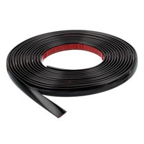 REGALWOVEN Peel and Stick Trim 0.5 Inch x 16.4 Ft Flexible Wall Molding Trim Black