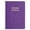 Dark Purple, variant on PU Leather Reading Journal Planner Notebook, Daily Notepad For Book Lovers, 176 Pages Assorted Colors (Multicolor, 21*14.8)