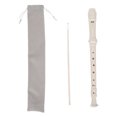 thumbnail image 4 of FUTUREORYY 1Set Beginner Plastic Clarinet White 8-Hole Student Wind Instrument with Clear Sound, 4 of 7