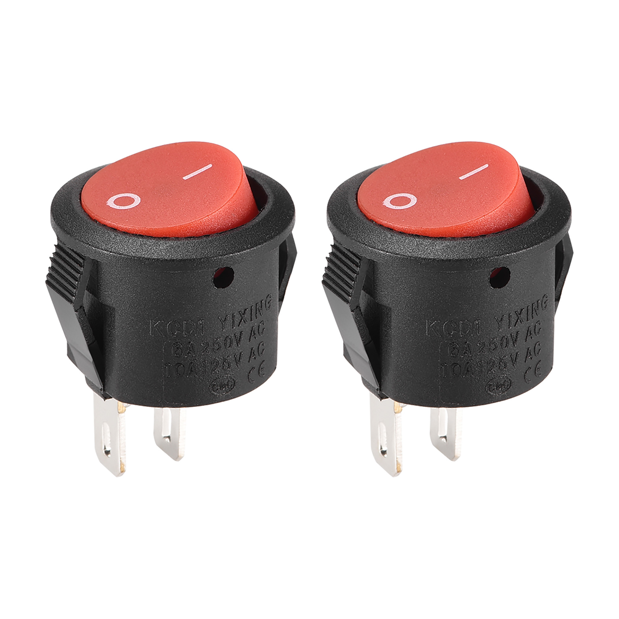 Mini Boat Rocker Switch Round Toggle Switch Red For Boat Car Marine Mini Boat Rocker Switch Round Toggle Switch Red For Boat Car Marine