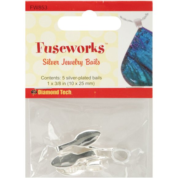Diamond Tech Crafts Silver, 5/8"X5/16"
