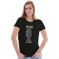thumbnail image 4 of Week Monday Friday Saturday Routine Womens Slim Fit Graphic Tee Brisco Brands M, 4 of 5