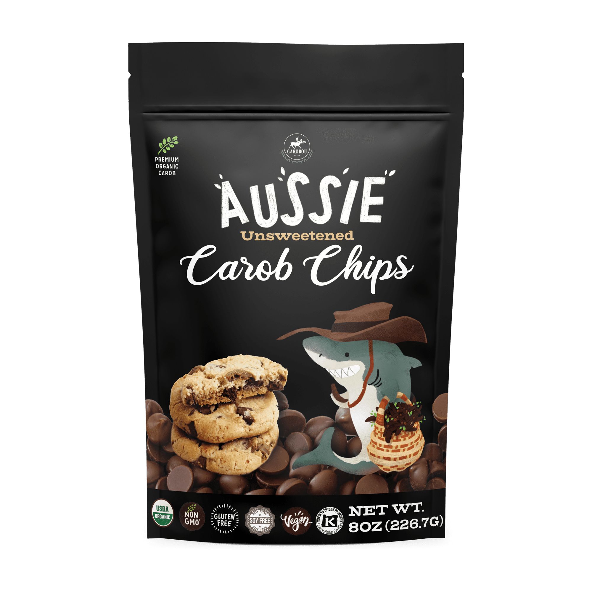 AUSSIE CAROB CHIPS UNSWEETENED