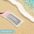 thumbnail image 2 of Unique Bargains 2 Pcs Inflatable Mobile Waterproof Bag Pink Universal Waterproof Case Compatible for Phone 4.92"x9.65", 2 of 6