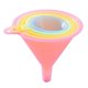 thumbnail image 1 of Funnels Variety Set of 5 Mini, Small to Larg Plastic Funnel for Kitchen Liquid Spices Powder Cosmetic Lotion Essential Oils, 1 of 4