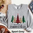 thumbnail image 4 of Plaid Christmas Trees Sweatshirt, Leopard Christmas Season Sweater, Western Holiday Sweatshirt, Crewneck Sweatshirt, Cute Christmas Shirt 1574996576, 4 of 6