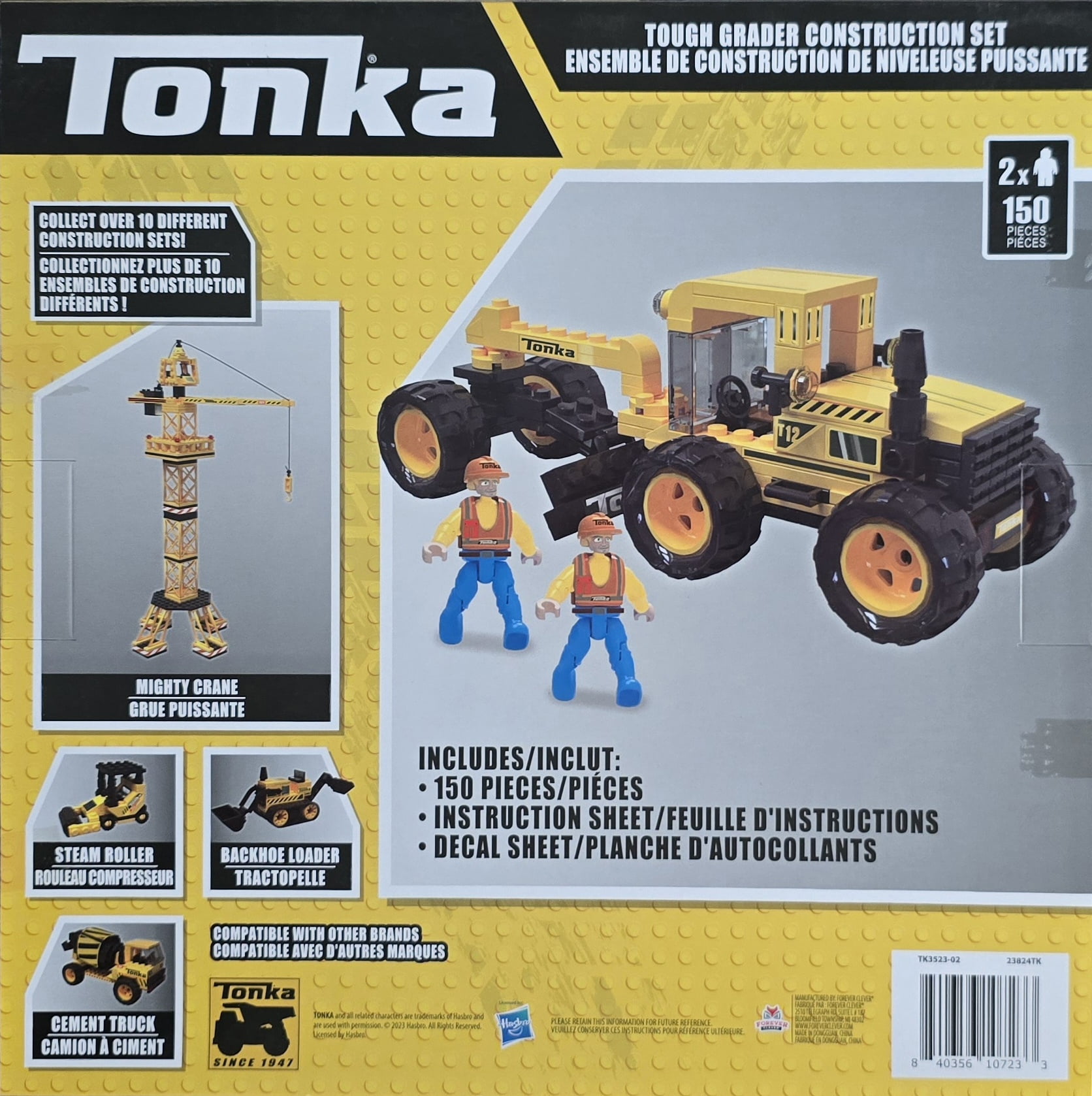 Tonka Tough Grader Construction Set 150 Pieces - Walmart.com