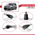 thumbnail image 4 of Compatible with Toyota Proace City Verso 2019-2022 ACE-1 Car Roof Rack Cross Bar Grey Aluminium 2 Bars, 4 of 7