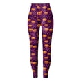 thumbnail image 6 of mgoYE Halloween Pjs Pants Women High Waisted Tummy Control Printed Soft Stretchy Workout Yoga Pants Womens Leggings Size M, 6 of 7