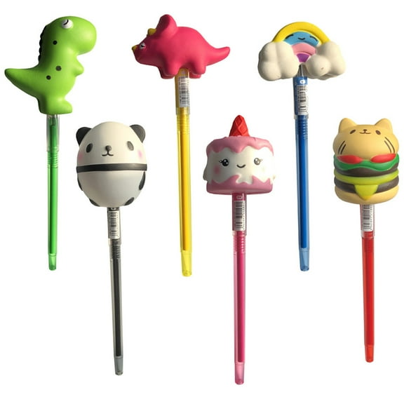 Ballpoint Pens Fidget Pen Novelty Set Slow Rising Cream Scented Decompression Toys Roller Pen Suitable for Office Back to Dormitory Supplies Gift