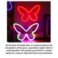 thumbnail image 4 of 100Fens Neon Signs Led Neon Night Light Usb Or 3-Aa Battery Powered Neon Lights Wall Sign Room Decor Decor For Girls Bedroo, 4 of 5