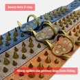 thumbnail image 3 of El Potente Collar para Perros con Grandes Tachuelas, Protege el Cuello del Perro de Mordeduras. (Marrón S) - Se adapta a perros medianos y grandes, 3 of 5