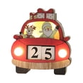 thumbnail image 1 of Christmas Decorations Christmas Car Calendar With Lights And Wooden Decorations Creative Decorations, 1 of 6