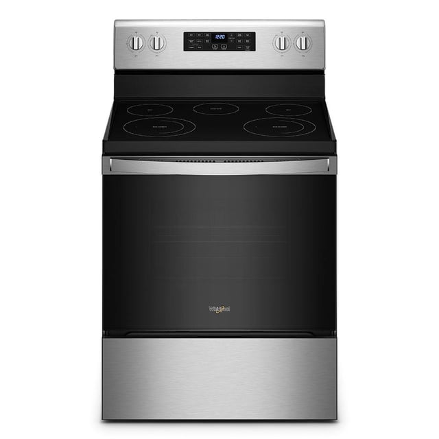 Estufa Whirlpool WFE535S0LZ Electrica 30" de Pie,Air Frie Mode