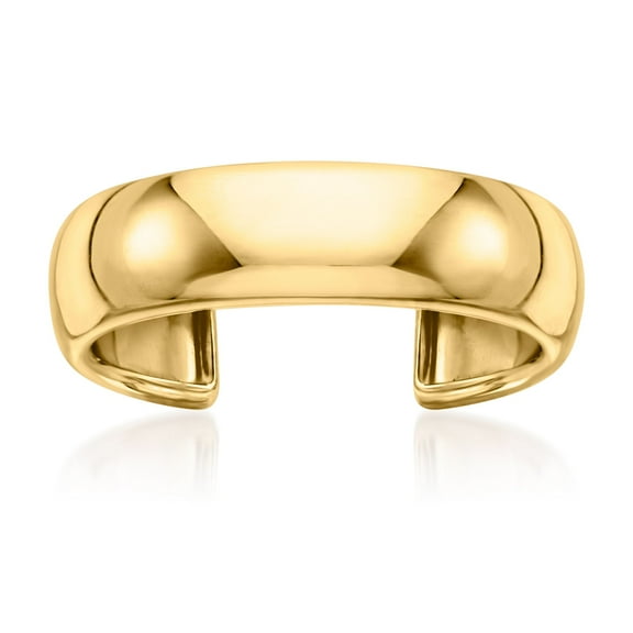 Ross-Simons 10kt Yellow Gold Polished Toe Ring, Women's, Adult