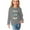 Gray, variant on Zwiiyzr Toddler Baby Girl Long Sleeve Sweatshirt Crew Neck Tops Basic Solid Color Sweater Shirts Kid Fall Clothes 3-14 Years Olive Green