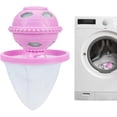 thumbnail image 6 of Pet Hair Catcher Floating Reusable Sponge for Laundry Grooming Home TravelPink, 6 of 9