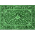 thumbnail image 1 of Ahgly Company Indoor Rectangle Persian Emerald Green Traditional Area Rugs, 5' x 7', 1 of 4