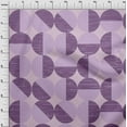 thumbnail image 4 of oneOone Viscose Chiffon Purple Fabric Geometric Abstract Polka Sewing Material Print Fabric By The Yard 42 Inch Wide, 4 of 4