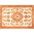 thumbnail image 1 of Ahgly Company Indoor Rectangle Medallion Orange Traditional Area Rugs, 8' x 12', 1 of 1