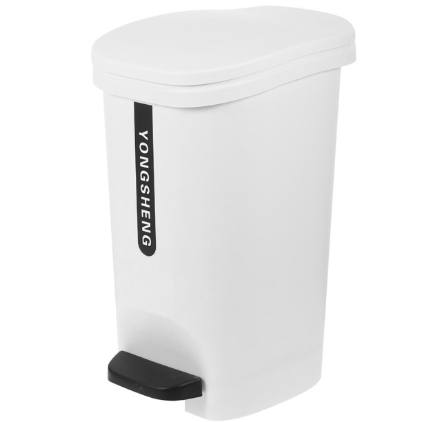 Trash Can Stepon Trash Can With Foot Pedal 10L Household Waste Basket