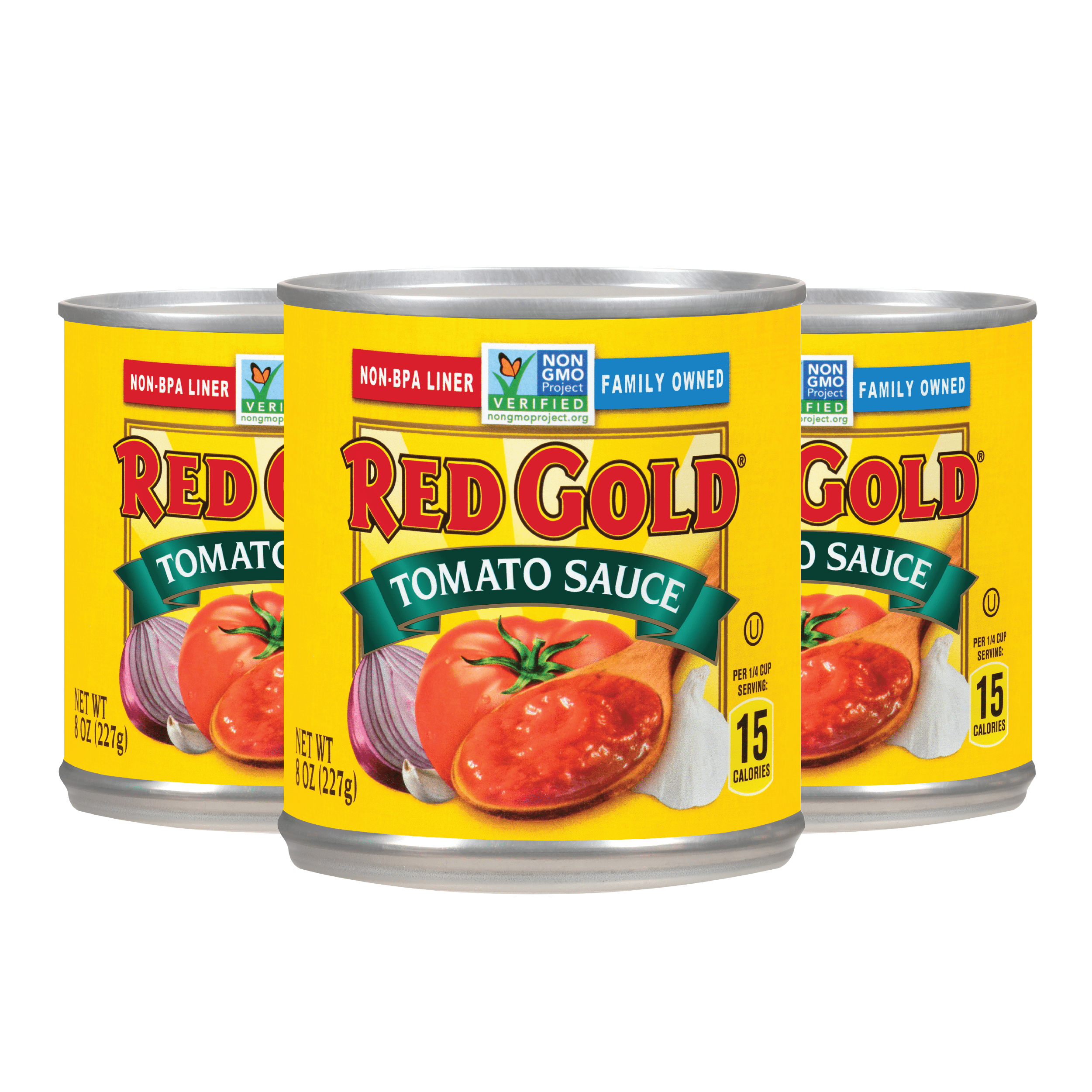 Red Gold Tomato Sauce, VineRipened Tomatoes, Kosher and Gluten Free, 8