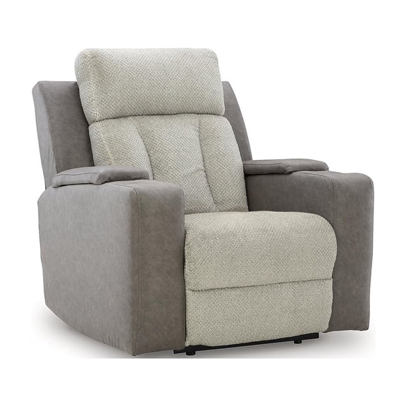 Signature Design by Ashley Point Clear Gray Power Recliner