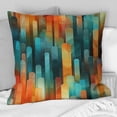 thumbnail image 2 of Designart "Parade Of Abstract Popsicles In Pop Art I" Striped Printed Throw Pillow, 2 of 5