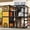 Brown+Black, variant on YIORTWO Large Outdoor Catio, 4-Tier Wooden Cat Enclosure Attached to Window, Weatherproof Cat House with Platforms & Resting Rooms, Brown&Black