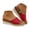 Red, variant on Dakaela Slip on Wedge Sandals for Women Open Toe Platform Slides Espadrilles 2.16 Inch Comfortable Dressy Beach Summer Mules Shoes Black 6