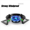 thumbnail image 2 of 4X Cubierta de Ahorro de EnergíA Cubierta de Estufa de Gas Anillo Wok de Parabrisas Estufa Antideslizante Cubierta de Estufa de Fuego de Hierro Inoxidable Wok de Cocina, 2 of 5