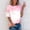 Pink#01, variant on Mothers Day Gifts Women Summer Tie Dye Plus Size T-Shirt, Short Sleeve Round Neck Casual Loose T-Shirt Top, Gift on