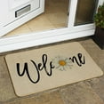 thumbnail image 4 of Spring Welcome Door Mat, Seasonal Daisy Decorative Rug Floor Doormat Switch Mat for Indoor Outdoor 17 x 30 Inch DM140, 4 of 6