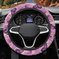 thumbnail image 3 of Yuyamidu Purple Butterfly Steering Wheel Cover Car Interior Decorations, 15" Steering Wheel Covers for Car Sedan Flannel Automotive Steering Wheel Accessories Gifts, 3 of 7