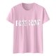 thumbnail image 1 of Camiseta de Manga Corta Impresa, Desgaste Diario Casual, 95% Poliéster 5% Spandex, Tops de Cuello Redondo para Mujeres, 1 of 5