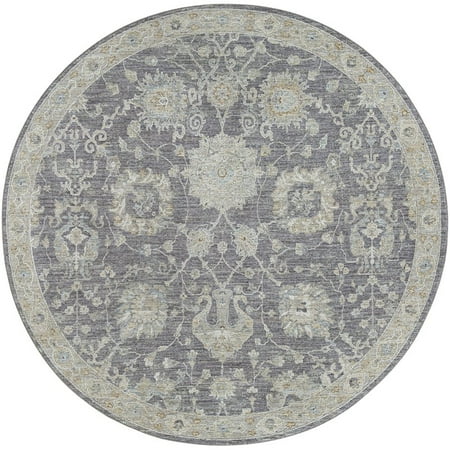 Surya Avant Garde AVT-2306 79 x 79  Round Fabric Rug in Denim Blue/Sage