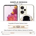 thumbnail image 6 of Compatible with Poco F5 Case for Women Men, Ultra Soft Xiaomi Poco F5 Phone Case with Stand Silicone TPU Plating Cute Astronaut Pattern Cases Cover (White), 6 of 6