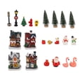 thumbnail image 1 of Christmas Village Houses, Exquisite Christmas Village Set European Style  For Coffee Shop For Office, 1 of 8