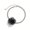Black, variant on LYMAYTER Girls Choker Women's Choker - Chain, Shiny, AdjUS-CYYLtable, Retro Handmade Rose Flower