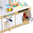 thumbnail image 6 of Lil' Jumbl Kids Kitchen Playset with Wooden Washer Dryer Sink & Accessories, 6 of 6