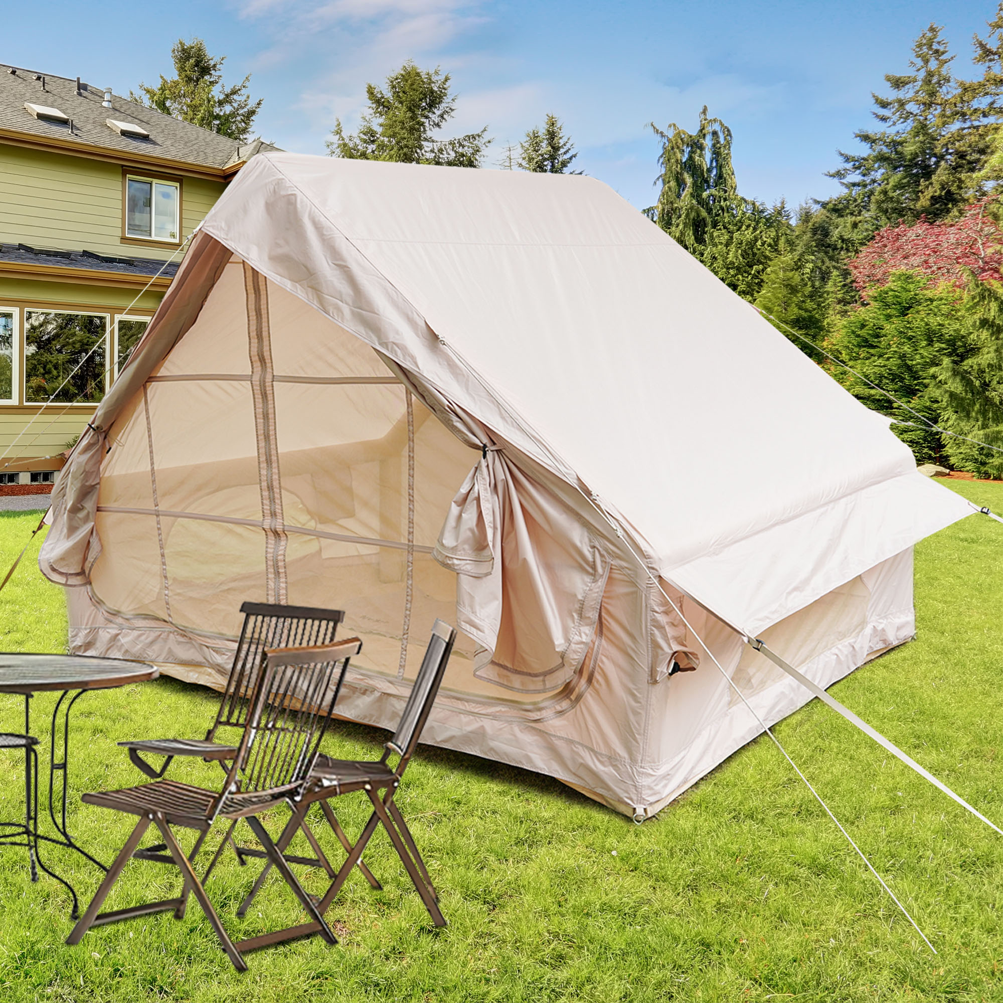 4-6 Person Inflatable Tent with Pump