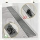 thumbnail image 4 of 1 juego de protectores de drenaje de silicona: pegatinas para el cabello del drenaje, filtro rectangular de 70 mm x 5 m para lavabo de baño, cubierta para, 4 of 5