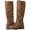 Camel, variant on GLOBALWIN Women's Chunky Heel Black Knee High Riding Boots 8M