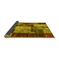 thumbnail image 2 of Ahgly Company Indoor Rectangle Patchwork Yellow Transitional Area Rugs, 2' x 5', 2 of 4