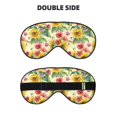 thumbnail image 2 of Naloa Sunflower Cornflower Poppy Print Sleep Mask for Sleeper, Light Blocking Sleeping Eye Mask for Women Men, Eye Shade with Adjustable Strap for Travel, Nap,Meditation, 2 of 7